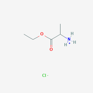 molecular formula C5H12ClNO2 B015479 2-氨基丙酸乙酯盐酸盐 CAS No. 617-27-6