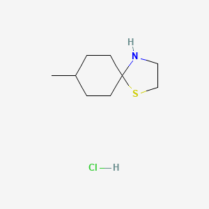 1-Thia-4-azaspiro(4.5)decane, 8-methyl-, hydrochloride