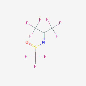 1,1,1-Trifluoro-n-(1,1,1,3,3,3-hexafluoropropan-2-ylidene)methanesulfinamide