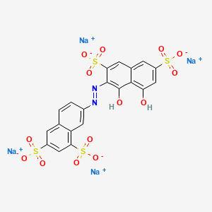 1,3-Naphthalenedisulfonic acid, 7-[(1,8-dihydroxy-3,6-disulfo-2-naphthalenyl)azo]-, tetrasodium salt