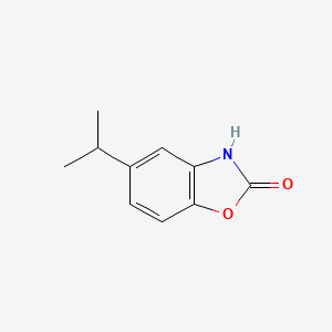 molecular formula C10H11NO2 B15479226 2(3H)-Benzoxazolone, 5-(1-methylethyl)- CAS No. 31554-69-5