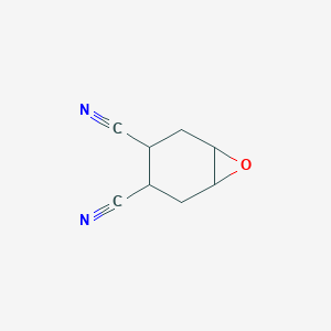 molecular formula C8H8N2O B15479240 7-Oxabicyclo[4.1.0]heptane-3,4-dicarbonitrile CAS No. 33765-30-9