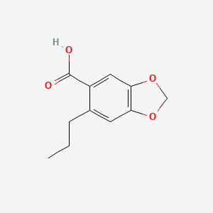 1,3-Benzodioxole-5-carboxylic acid, 6-propyl-