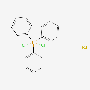 Dichloro(triphenyl)-lambda~5~-phosphane--ruthenium (1/1)