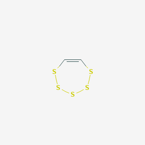 molecular formula C2H2S5 B15479407 1,2,3,4,5-Pentathiepine CAS No. 32711-17-4