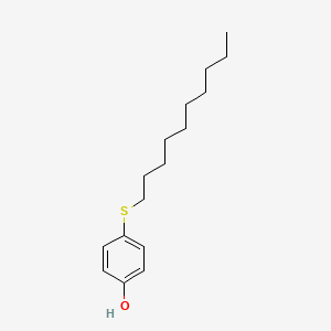 molecular formula C16H26OS B15479419 4-(Decylsulfanyl)phenol CAS No. 24312-62-7