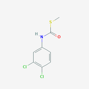 molecular formula C8H7Cl2NOS B15479449 S-methyl N-(3,4-dichlorophenyl)carbamothioate CAS No. 25052-57-7