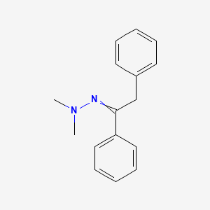 molecular formula C16H18N2 B15479471 N-(1,2-Diphenylethylideneamino)-N-methyl-methanamine CAS No. 33785-81-8