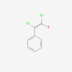 molecular formula C8H5Cl2F B15479493 (1,2-Dichloro-2-fluoroethenyl)benzene CAS No. 31126-11-1