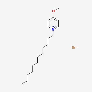 molecular formula C18H32BrNO B15479533 1-Dodecyl-4-methoxypyridin-1-ium bromide CAS No. 25268-63-7