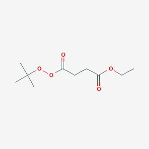 molecular formula C10H18O5 B15479537 Ethyl 4-(tert-butylperoxy)-4-oxobutanoate CAS No. 35754-93-9