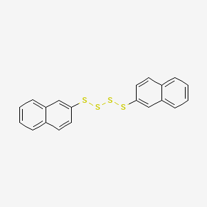 molecular formula C20H14S4 B15479593 Di(naphthalen-2-yl)tetrasulfane CAS No. 31819-17-7