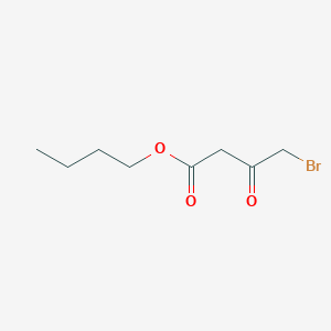 molecular formula C8H13BrO3 B15479603 Butanoic acid, 4-bromo-3-oxo-, butyl ester CAS No. 32807-11-7