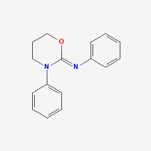 (Z)-phenyl-(3-phenyl-1,3-oxazinan-2-ylidene)amine