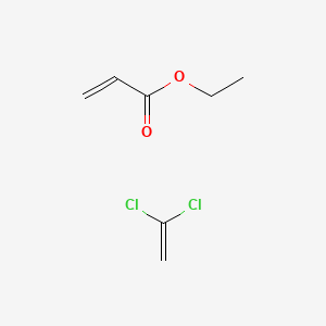 molecular formula C7H10Cl2O2 B15479608 1,1-Dichloroethene;ethyl prop-2-enoate CAS No. 25101-06-8