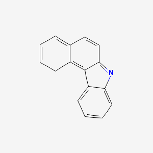 molecular formula C16H11N B15479640 1H-Benzo[c]carbazole CAS No. 34777-33-8