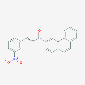 3-(3-Nitrophenyl)-1-(phenanthren-3-YL)prop-2-EN-1-one