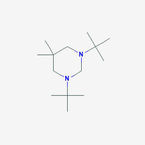 molecular formula C14H30N2 B15479714 1,3-Di-tert-butyl-5,5-dimethylhexahydropyrimidine CAS No. 31892-21-4