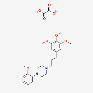 1-(o-Methoxyphenyl)-4-(3-(3,4,5-trimethoxyphenyl)propyl)-piperazine oxalate