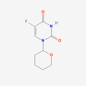 molecular formula C9H11FN2O3 B15479808 1-(Tetrahydro-2-pyranyl)-5-fluorouracil CAS No. 25509-04-0