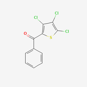 molecular formula C11H5Cl3OS B15479823 Phenyl(3,4,5-trichlorothiophen-2-yl)methanone CAS No. 35342-75-7