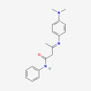 (3E)-3-{[4-(Dimethylamino)phenyl]imino}-N-phenylbutanamide