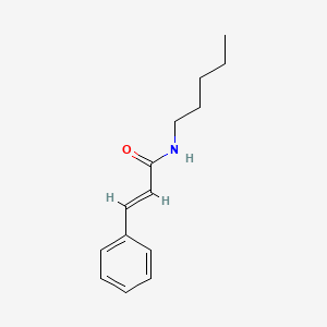 molecular formula C14H19NO B15479883 N-Pentylcinnamamide CAS No. 23784-51-2