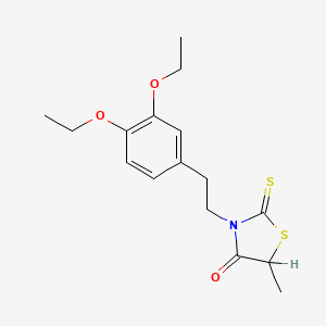 3-(3,4-Diethoxyphenethyl)-5-methylrhodanine