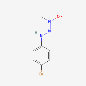 molecular formula C7H8BrN3O B15479902 (E)-[(4-bromophenyl)hydrazinylidene]-methyl-oxidoazanium 