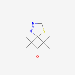 8-Thia-5,6-diazaspiro[3.4]oct-5-en-2-one, 1,1,3,3-tetramethyl-