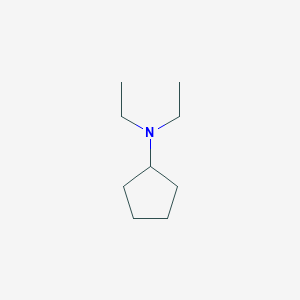 molecular formula C9H19N B15479978 N,N-Diethylcyclopentanamine CAS No. 34969-56-7