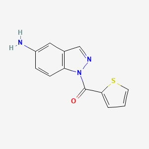 1H-Indazol-5-amine, 1-(2-thienylcarbonyl)-