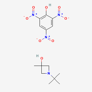 1-tert-butyl-3-methylazetidin-3-ol;2,4,6-trinitrophenol