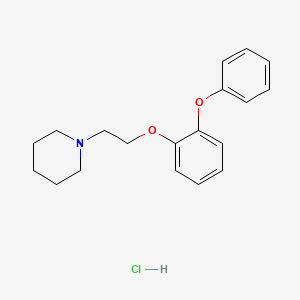 Phenetole, o-phenoxy-beta-piperidino-, hydrochloride