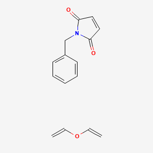 molecular formula C15H15NO3 B15480107 1-benzylpyrrole-2,5-dione;ethenoxyethene CAS No. 29465-95-0