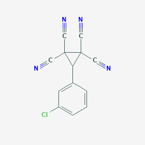 3-(3-Chlorophenyl)cyclopropane-1,1,2,2-tetracarbonitrile