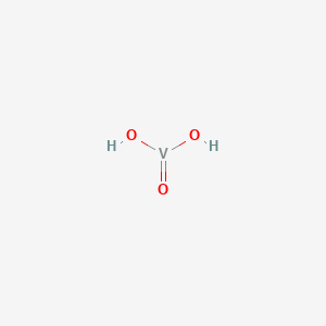 molecular formula H2O3V B15480142 Dihydroxy(oxo)vanadium CAS No. 30486-37-4