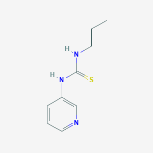 molecular formula C9H13N3S B15480206 N-Propyl-N'-pyridin-3-ylthiourea CAS No. 32411-88-4