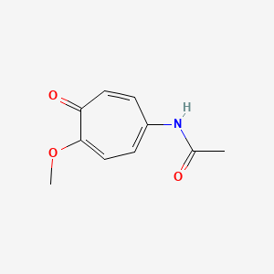 molecular formula C10H11NO3 B15480232 Acetamide, N-(4-methoxy-5-oxo-1,3,6-cycloheptatrien-1-yl)- CAS No. 27571-10-4