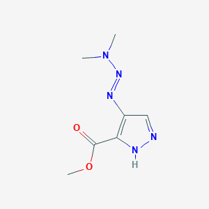 methyl 4-(dimethylaminodiazenyl)-1H-pyrazole-5-carboxylate