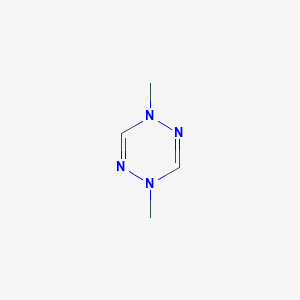 molecular formula C4H8N4 B15480256 1,4-Dimethyl-1,4-dihydro-1,2,4,5-tetrazine CAS No. 35341-96-9