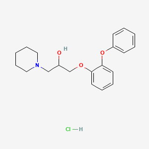 1-(o-Phenoxyphenoxy)-3-piperidino-2-propanol hydrochloride