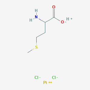 molecular formula C5H11Cl2NO2PtS B15480266 Methionine platinum dichloride CAS No. 31674-58-5