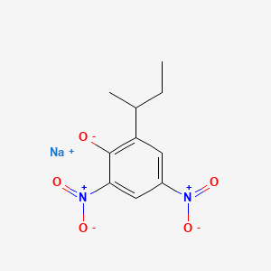 molecular formula C10H11N2NaO5 B15480319 Dinoseb-sodium CAS No. 35040-03-0