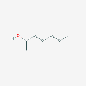 molecular formula C7H12O B15480349 Hepta-3,5-dien-2-OL CAS No. 31458-72-7