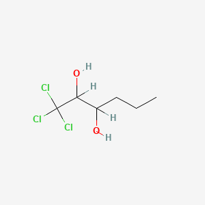 molecular formula C6H11Cl3O2 B15480378 1,1,1-Trichlorohexane-2,3-diol CAS No. 25448-89-9