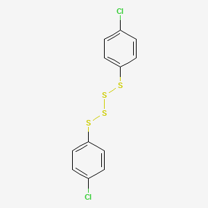 molecular formula C12H8Cl2S4 B15480390 Bis(4-chlorophenyl)tetrasulfane CAS No. 31614-76-3