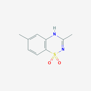 3,6-dimethyl-4H-1lambda6,2,4-benzothiadiazine 1,1-dioxide