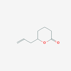 2H-Pyran-2-one, tetrahydro-6-(2-propenyl)-