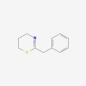 molecular formula C11H13NS B15480415 2-Benzyl-5,6-dihydro-4h-1,3-thiazine CAS No. 25478-53-9